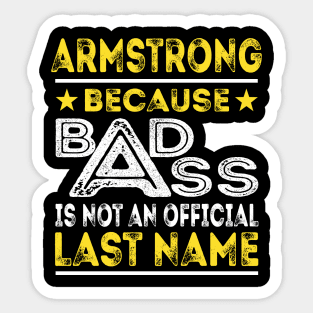 ARMSTRONG Sticker